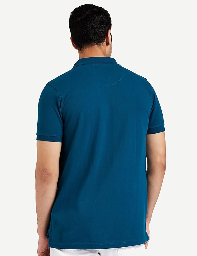 cotton rich solid polo tshirt | collar tshirts | half sleeves