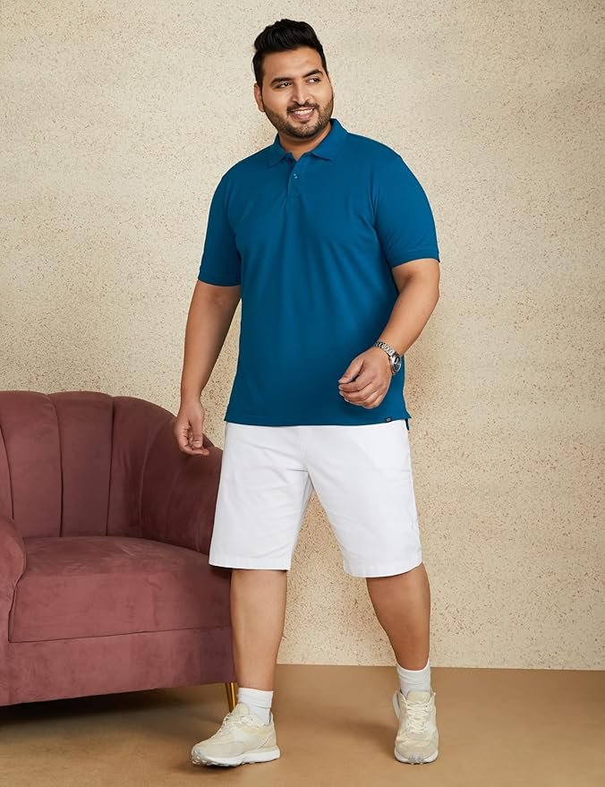 cotton rich solid polo tshirt | collar tshirts | half sleeves