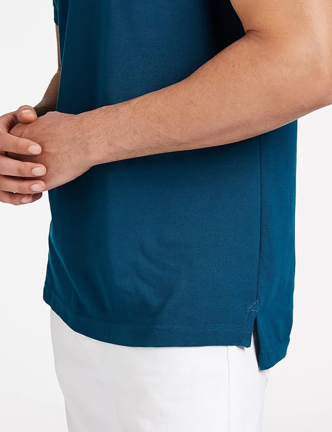 cotton rich solid polo tshirt | collar tshirts | half sleeves