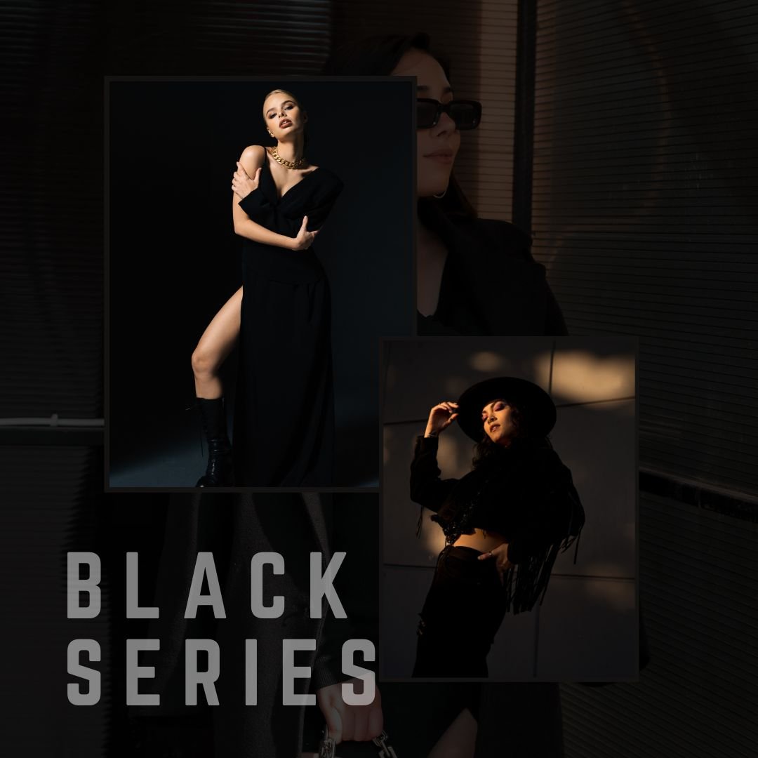 Black Minimalist New Product Black Series Instagram Post