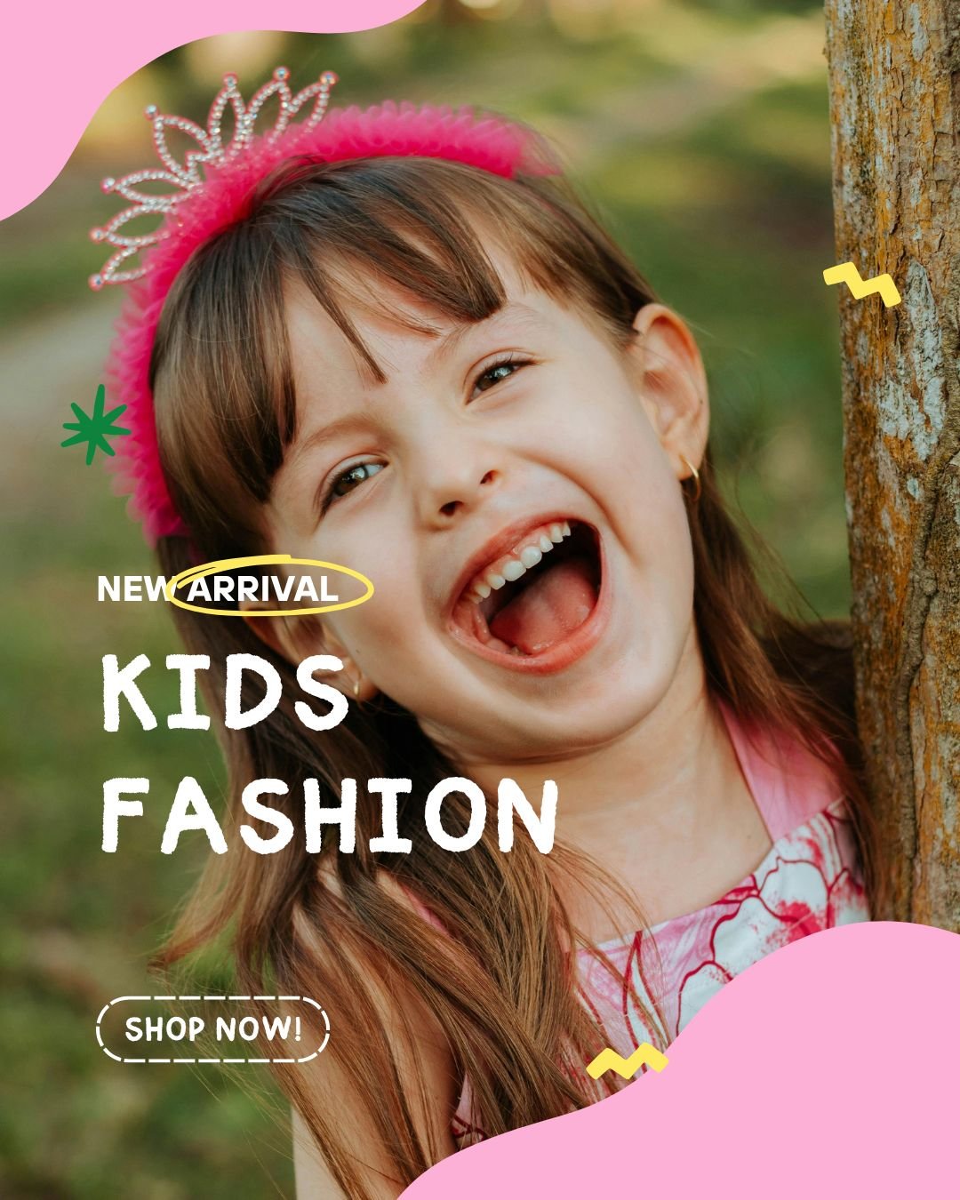 pink organic new arrival fashion instagram post