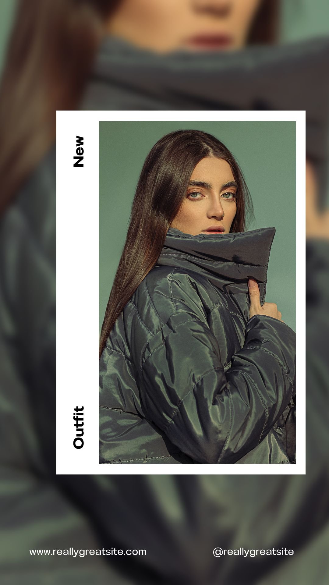 white vintage winter clothing fashion instagram story