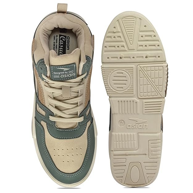 asian men's mexico 11 casual sneaker shoes with synthetic upper lightweight comfortable mid top sneaker shoes for men's & boy's