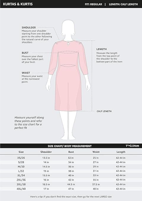 amazon brand myx women's embroidered straight fit kurta